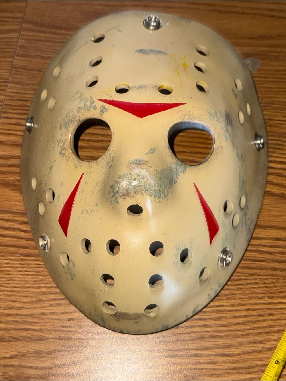 Old school hockey goalie mask